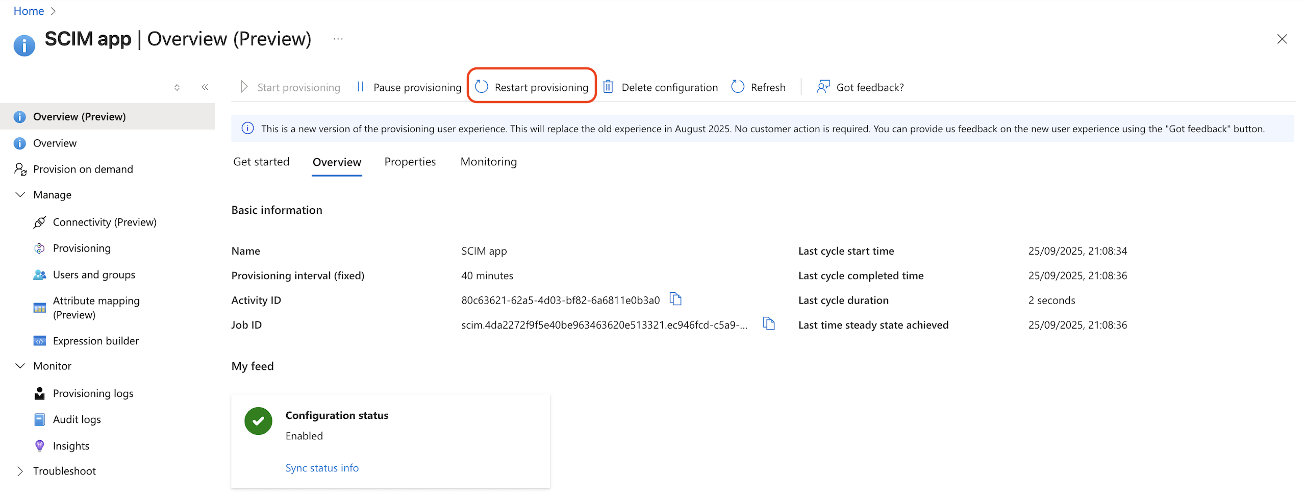 Prompt manual provisioning. Prompt manual provisioning.